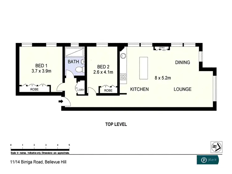 Floorplan of Homely unit listing, 11/14 Birriga Road, Bellevue Hill NSW 2023