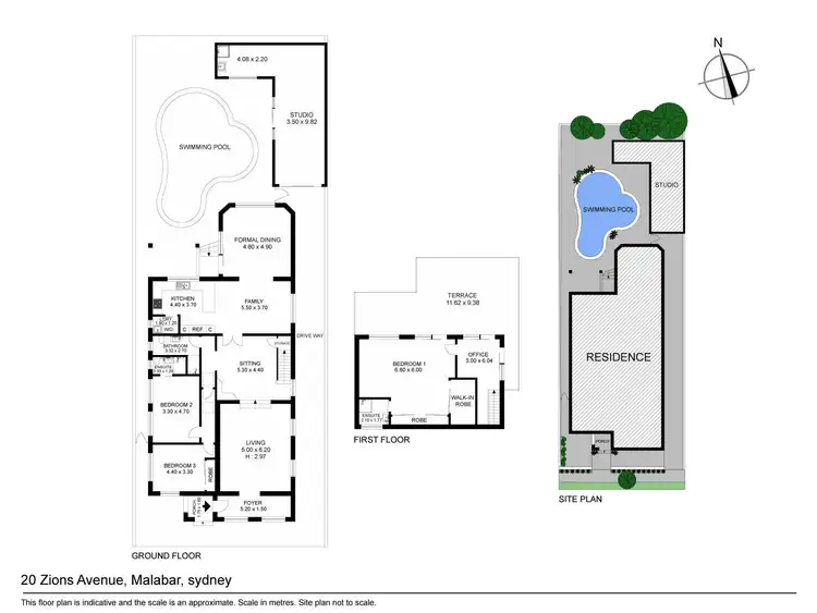 Floorplan of Homely house listing, 20 Zions Avenue, Malabar NSW 2036