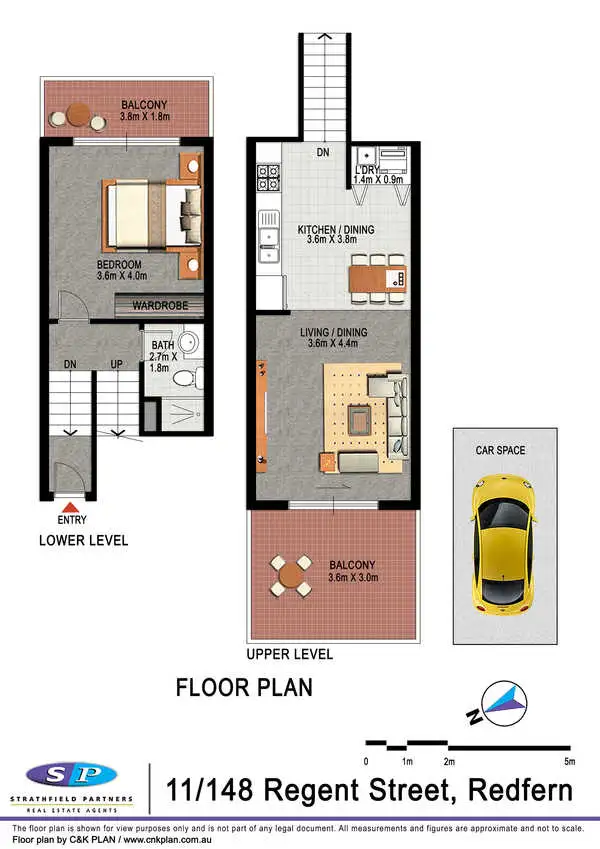 Floorplan of Homely apartment listing, 148 Regent Street, Redfern NSW 2016