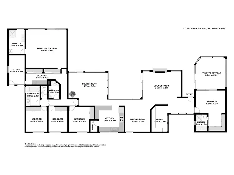 Floorplan of Homely house listing, 202 Salamander Way, Salamander Bay NSW 2317