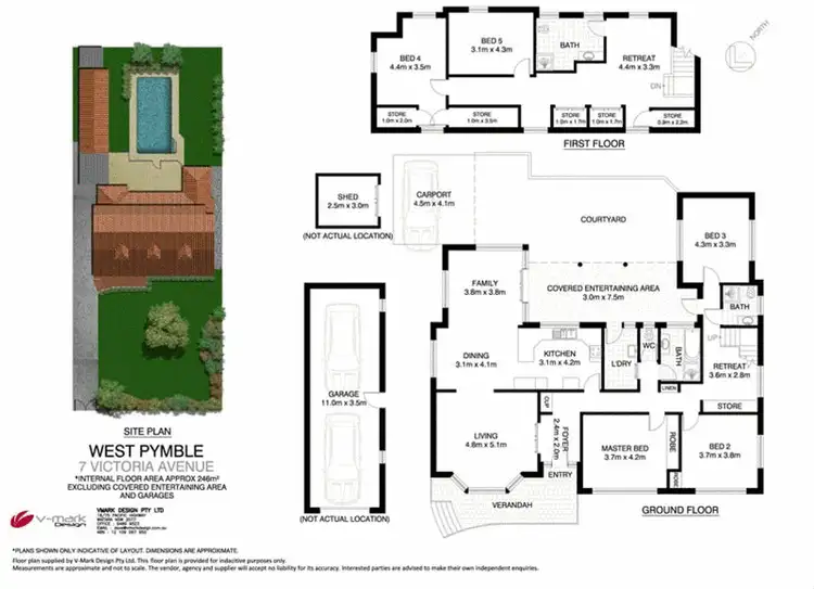 Floorplan of Homely house listing, 7 Victoria Avenue, West Pymble NSW 2073