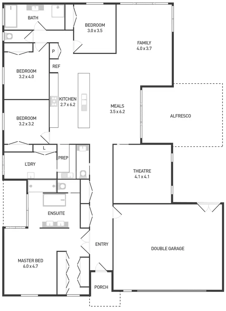 Floorplan of Homely house listing, 7 Amsterdam Avenue, Tarneit VIC 3029