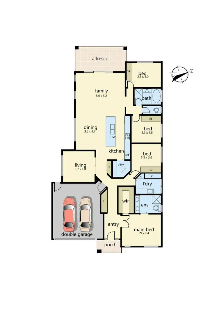 Floorplan of Homely house listing, 3 Ashdown Drive, Warragul VIC 3820