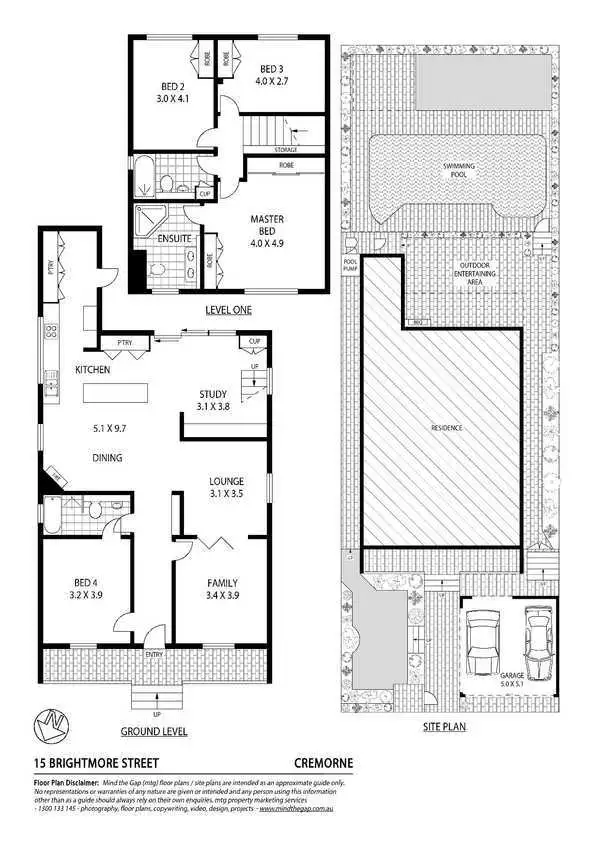Floorplan of Homely house listing, 15 Brightmore Street, Cremorne NSW 2090