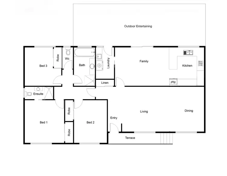 Floorplan of Homely house listing, 26 Bandulla Street, Isabella Plains ACT 2905