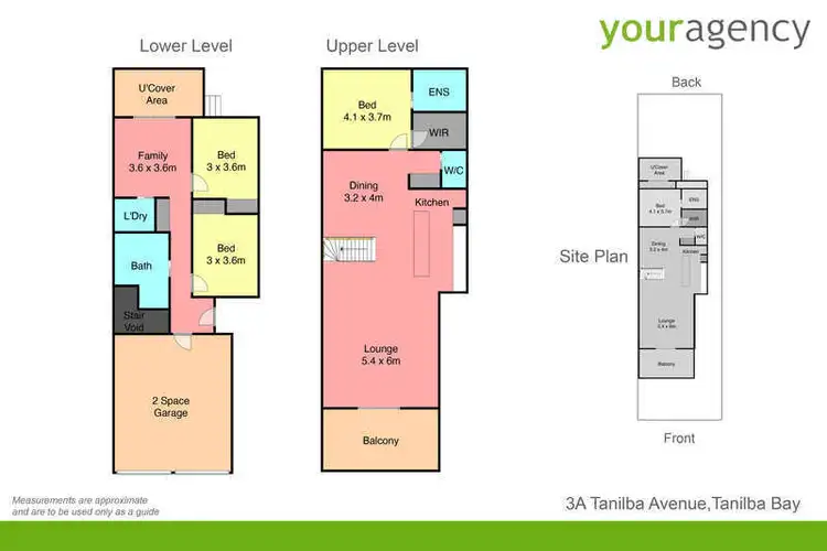 Floorplan of Homely townhouse listing, 3A Tanilba Avenue, Tanilba Bay NSW 2319