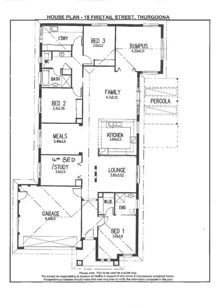 Floorplan of Homely house listing, 18 Firetail Street, Thurgoona NSW 2640
