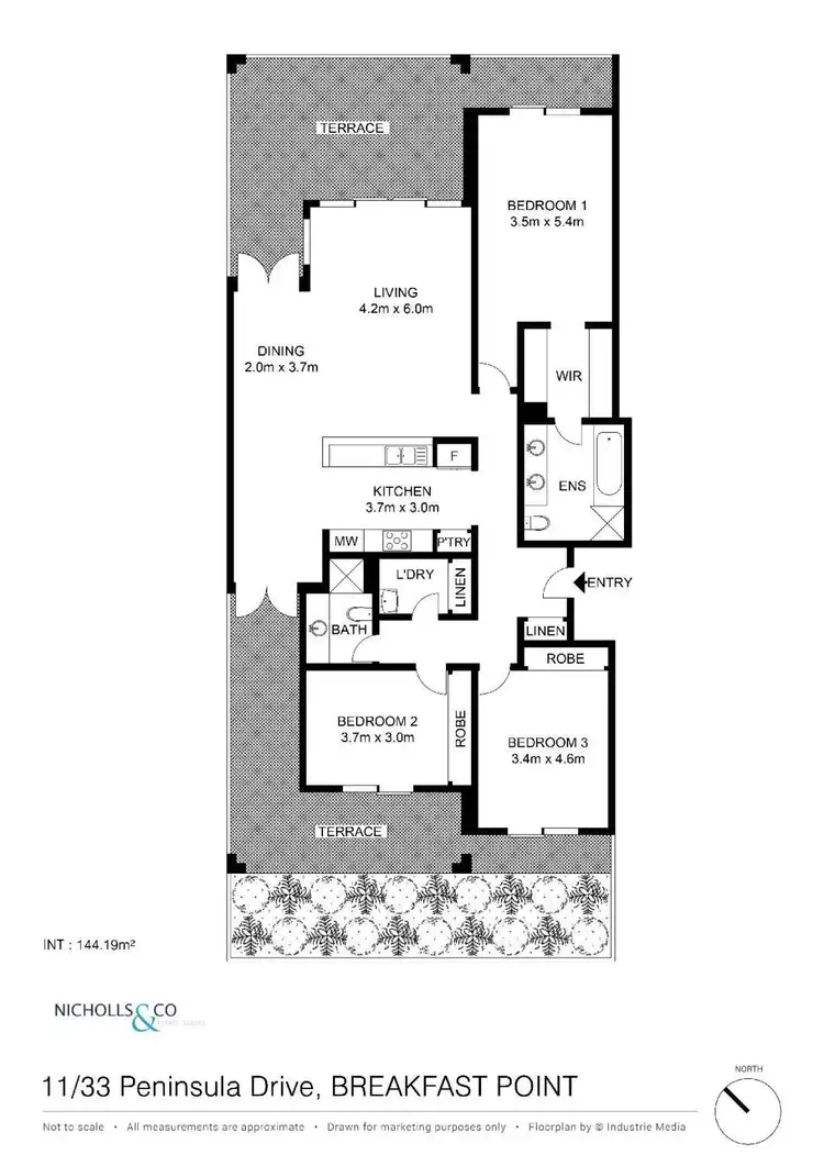 Floorplan of Homely apartment listing, 11/33 Peninsula Drive, Breakfast Point NSW 2137