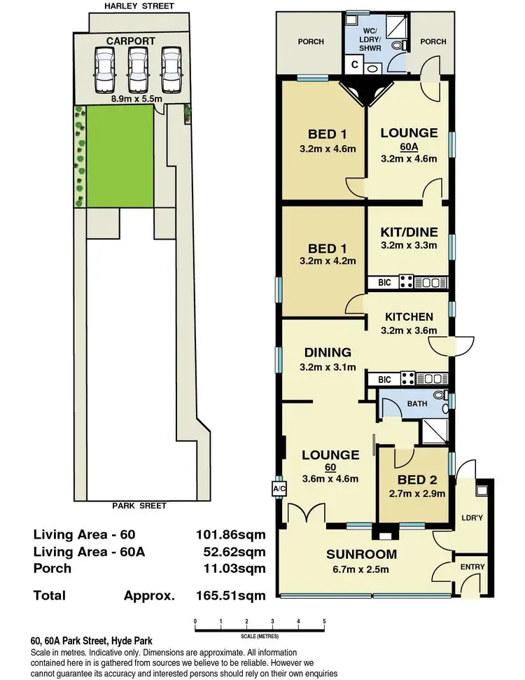 Floorplan of Homely house listing, 60 Park Street, Hyde Park SA 5061