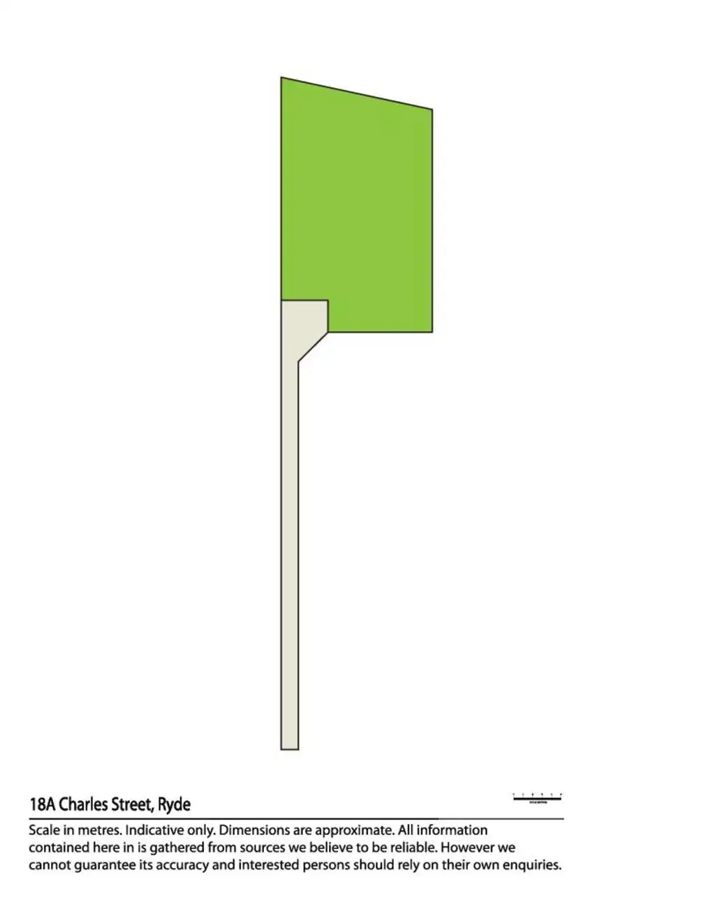 Floorplan of Homely land listing, 18A Charles Street, Ryde NSW 2112