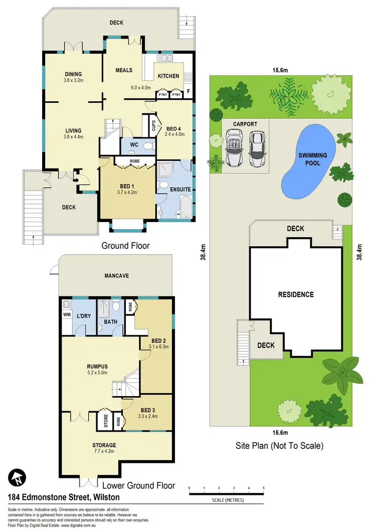 Floorplan of Homely house listing, 184 Edmondstone Street, Wilston QLD 4051