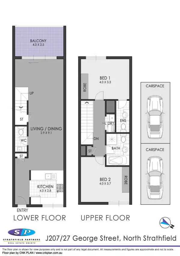 Floorplan of Homely apartment listing, J207/27 George Street, North Strathfield NSW 2137