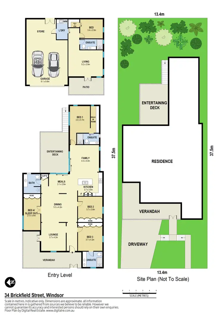Floorplan of Homely house listing, 34 Brickfield Street, Windsor QLD 4030