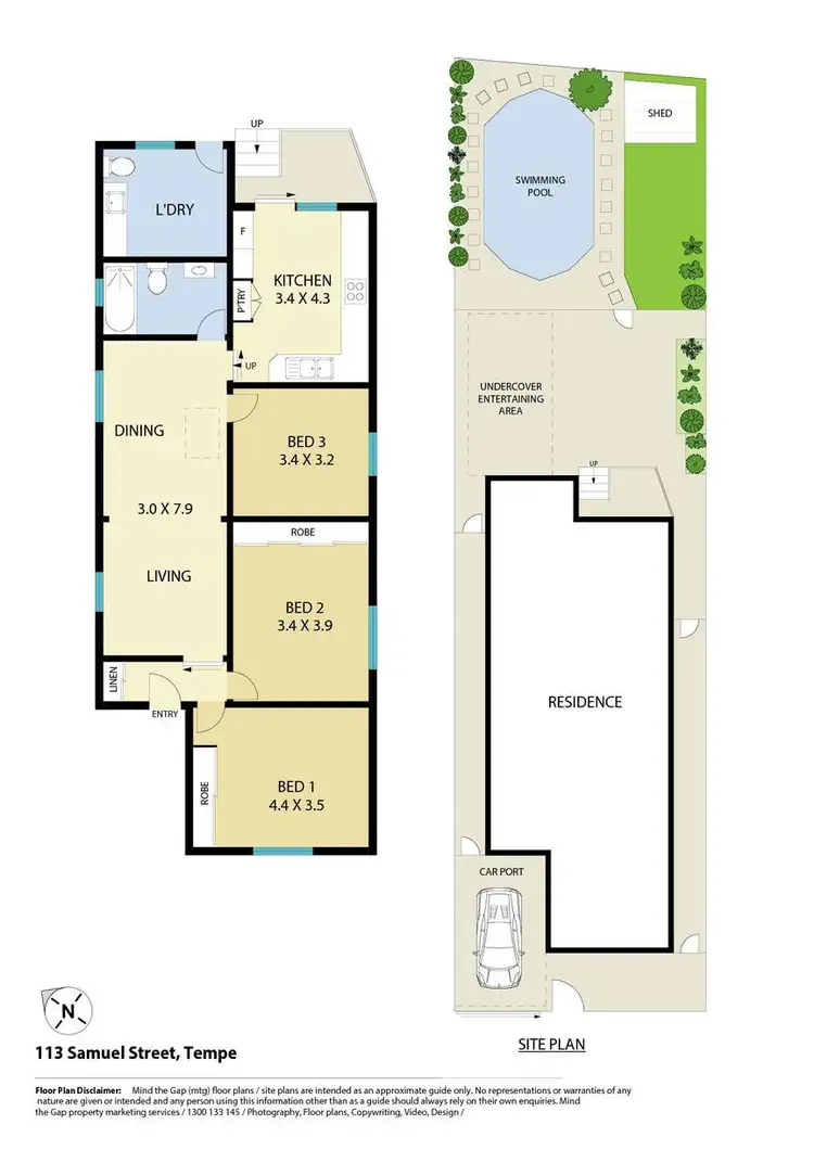 Floorplan of Homely house listing, 113 Samuel Street, Tempe NSW 2044