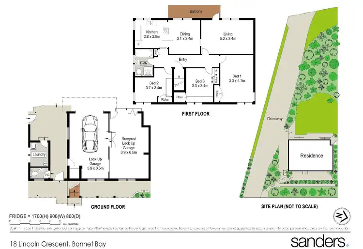 Floorplan of Homely house listing, 18 Lincoln Crescent, Bonnet Bay NSW 2226