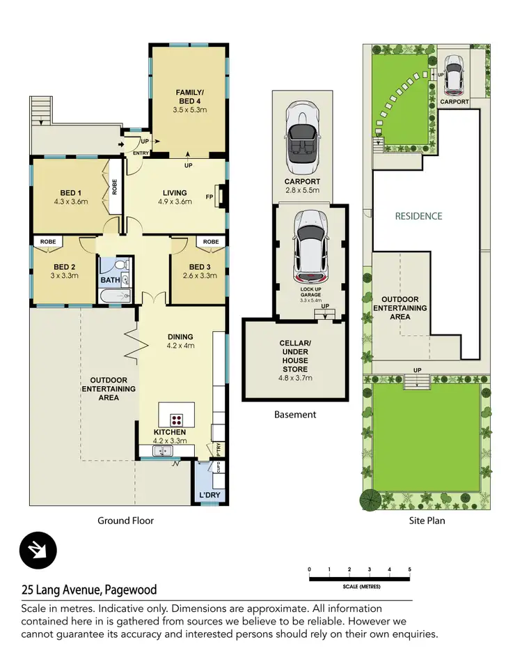 Floorplan of Homely house listing, 25 Lang Avenue, Pagewood NSW 2035