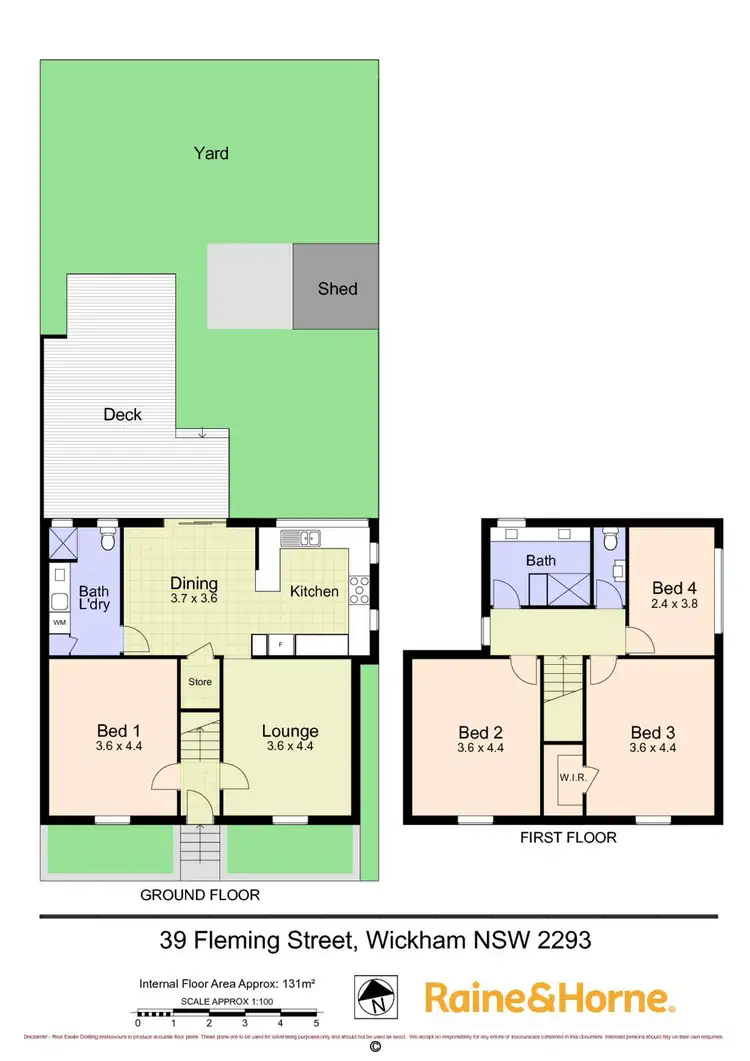 Floorplan of Homely house listing, 39 Fleming Street, Wickham NSW 2293