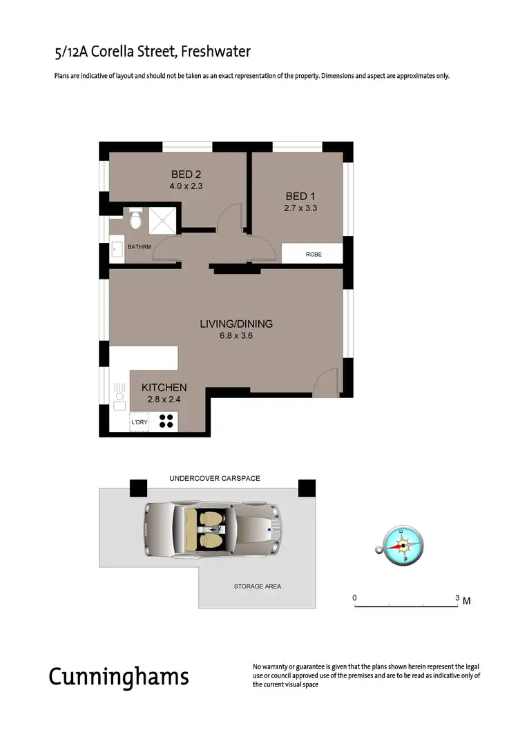Floorplan of Homely unit listing, 5/12A Corella Street, Freshwater NSW 2096