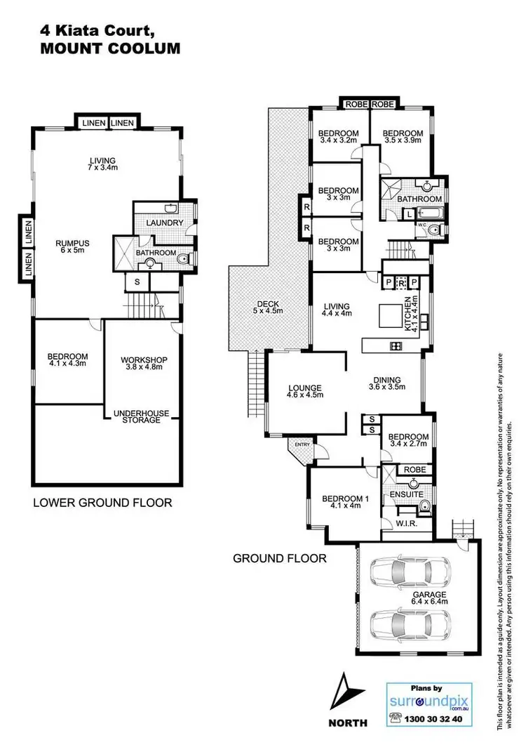 Floorplan of Homely house listing, 4 Kiata Court, Mount Coolum QLD 4573