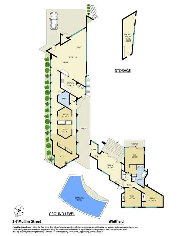 Floorplan of Homely house listing, 3-7 Mullins Street, Whitfield QLD 4870