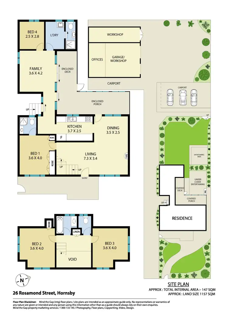Floorplan of Homely house listing, 26 Rosamond Street, Hornsby NSW 2077