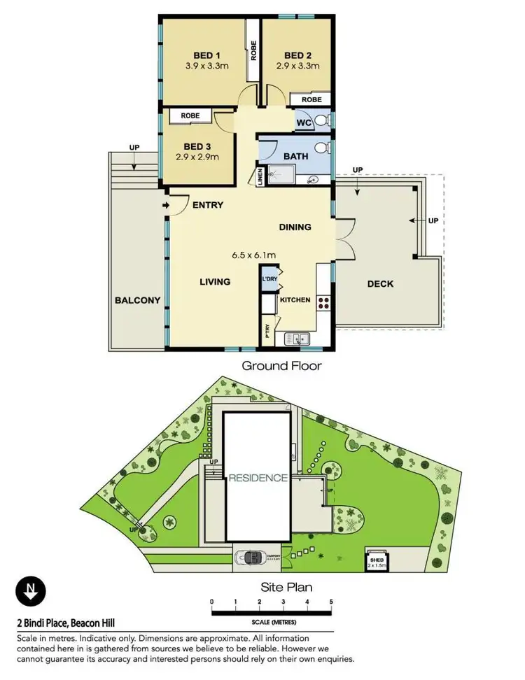 Floorplan of Homely house listing, 2 Bindi Place, Beacon Hill NSW 2100