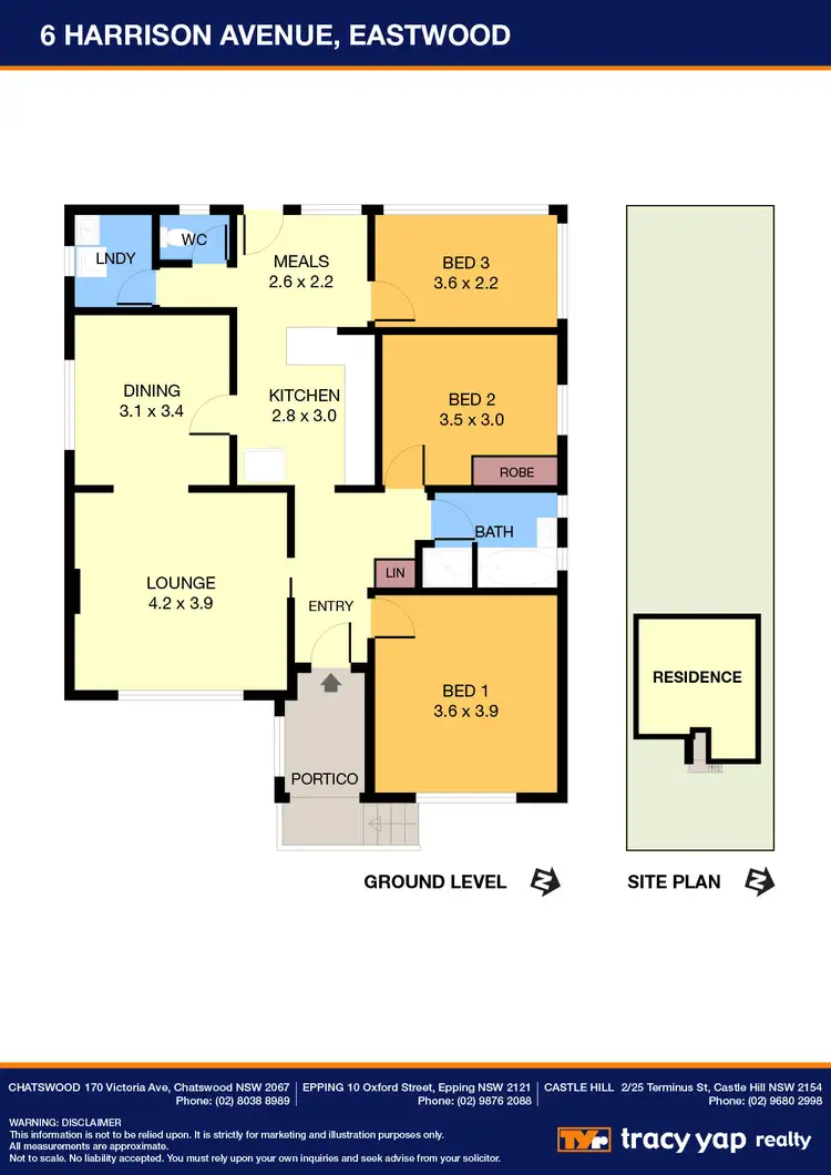 Floorplan of Homely house listing, 6 Harrison Avenue, Eastwood NSW 2122