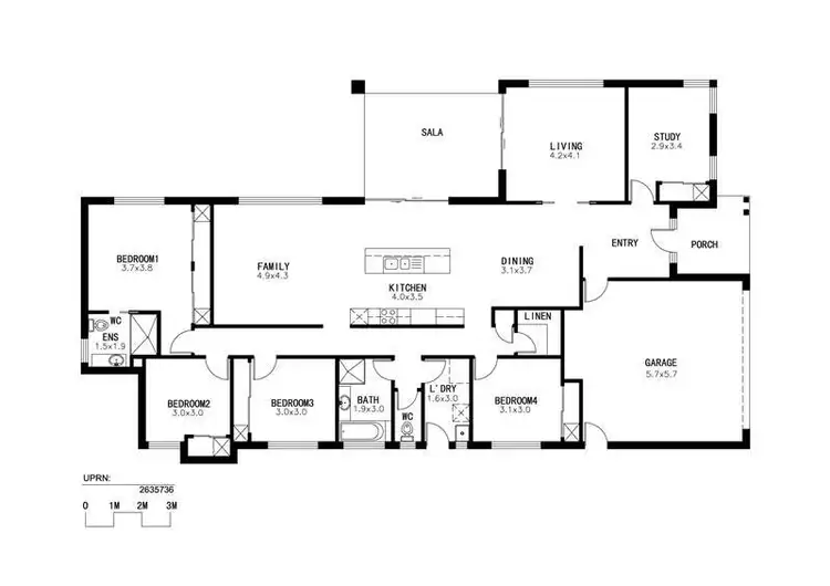 Floorplan of Homely house listing, Address available on request