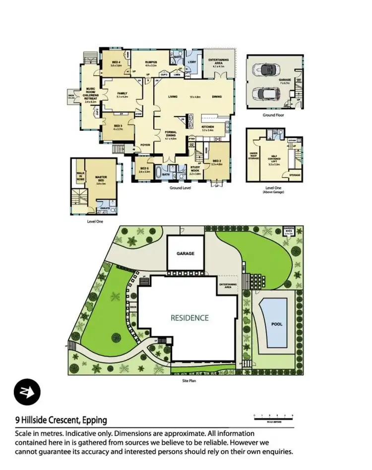 Floorplan of Homely house listing, 9 Hillside Crescent, Epping NSW 2121