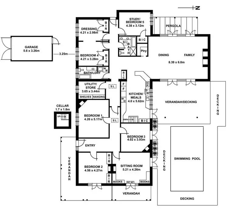 Floorplan of Homely house listing, 33 Balham Avenue, Kingswood SA 5062
