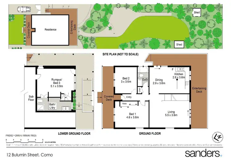 Floorplan of Homely house listing, 12 Bulumin Street, Como NSW 2226
