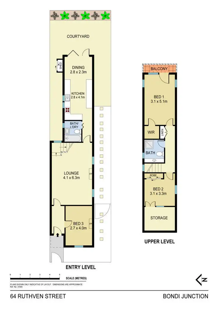 Floorplan of Homely house listing, 64 Ruthven Street, Bondi Junction NSW 2022