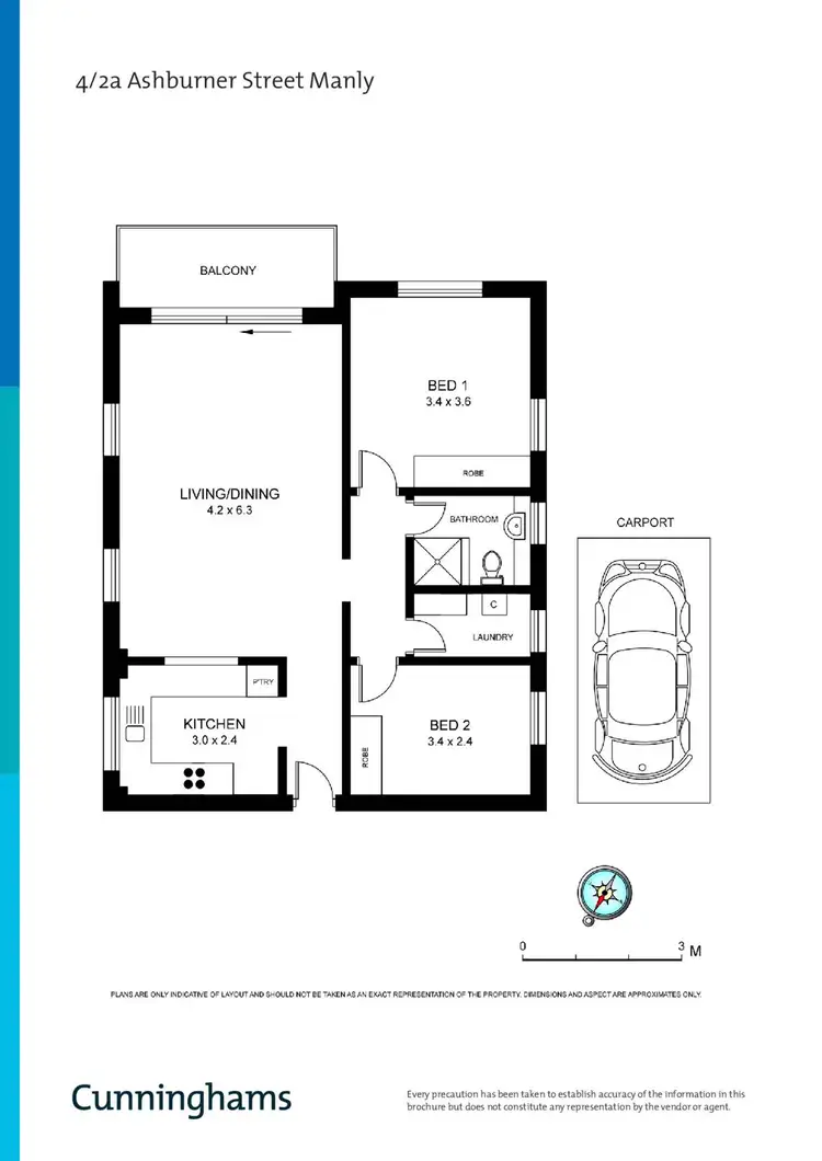 Floorplan of Homely apartment listing, 4/2a Ashburner Street, Manly NSW 2095