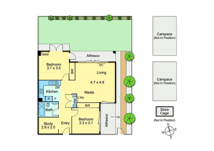 Floorplan of Homely apartment listing, 6/109 Flinders Street, Thornbury VIC 3071
