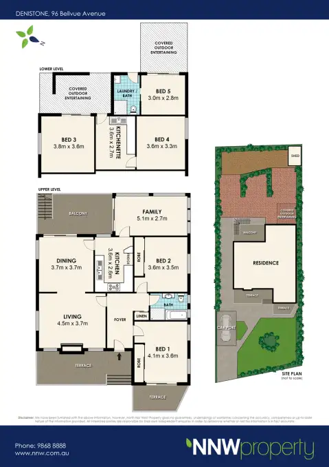 Floorplan of Homely house listing, 96 Bellevue Avenue, Denistone NSW 2114