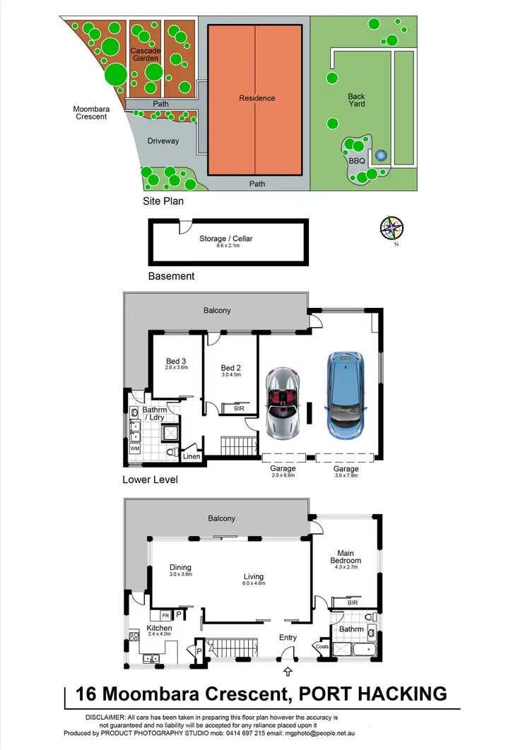 Floorplan of Homely house listing, 16 Moombara Crescent, Port Hacking NSW 2229