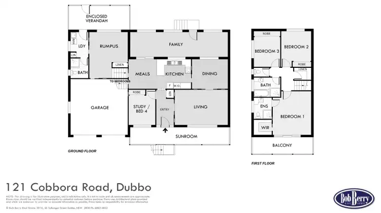 Floorplan of Homely house listing, 121 Cobbora Road, Dubbo NSW 2830