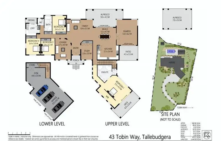 Floorplan of Homely house listing, 43 Tobin Way, Tallebudgera QLD 4228