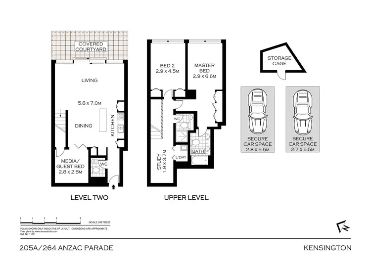 Floorplan of Homely apartment listing, 205A/264 Anzac Parade, Kensington NSW 2033