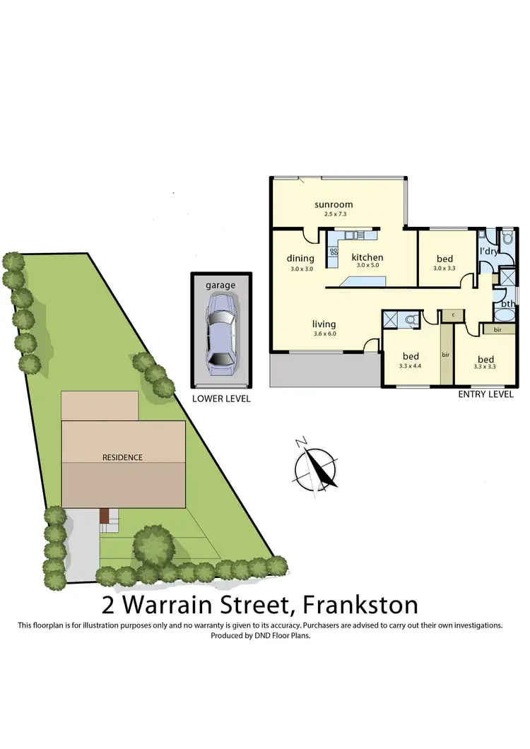 Floorplan of Homely house listing, 2 Warrain Street, Frankston VIC 3199