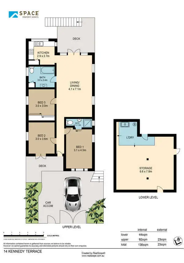 Floorplan of Homely house listing, 14 Kennedy Terrace, Paddington QLD 4064