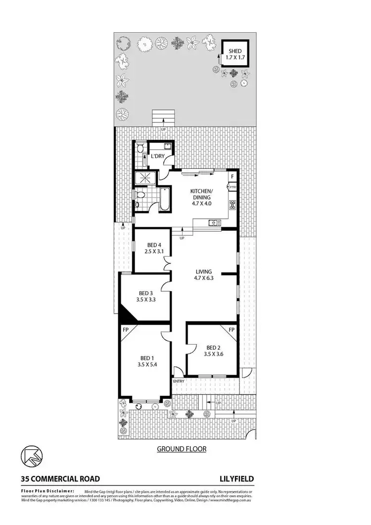 Floorplan of Homely house listing, 35 Commercial Road, Lilyfield NSW 2040