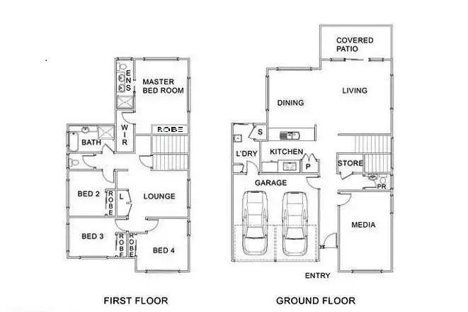 Floorplan of Homely house listing, 29 Windermere Way, Sippy Downs QLD 4556