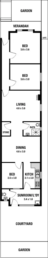 Floorplan of Homely house listing, 107 Renwick Street, Leichhardt NSW 2040