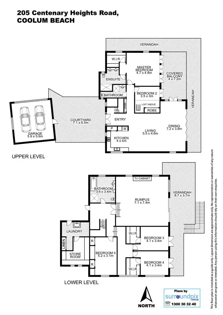 Floorplan of Homely house listing, 205 Centenary Heights Road, Coolum Beach QLD 4573