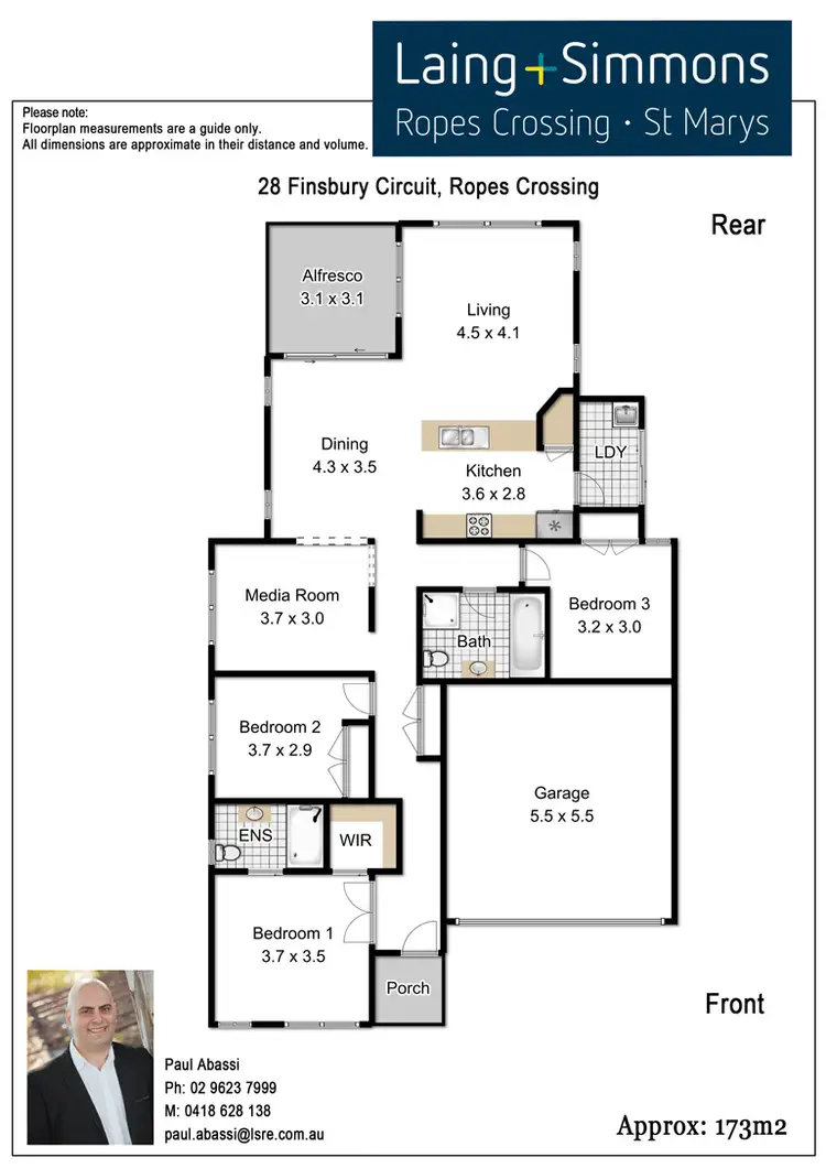 Floorplan of Homely house listing, 28 Finsbury Circuit, Ropes Crossing NSW 2760