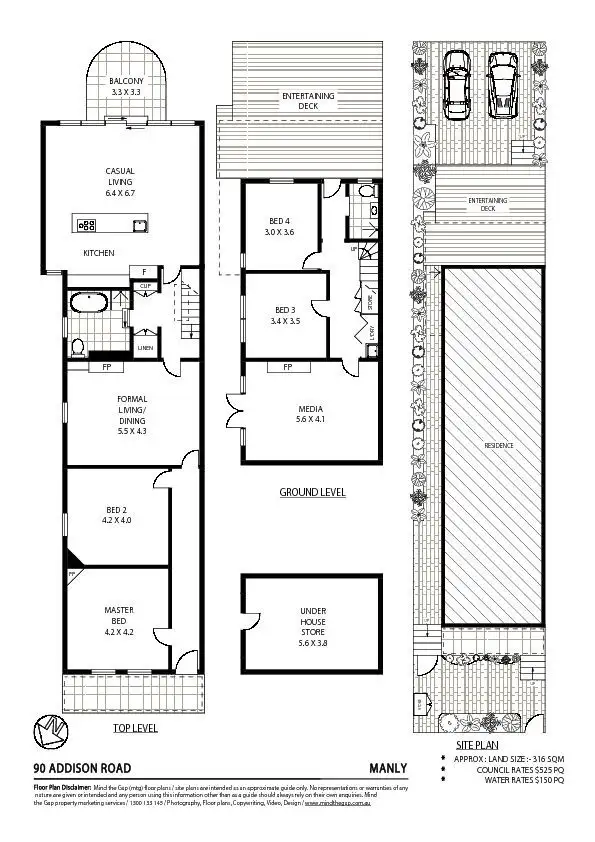 Floorplan of Homely house listing, 90 Addison Road, Manly NSW 2095