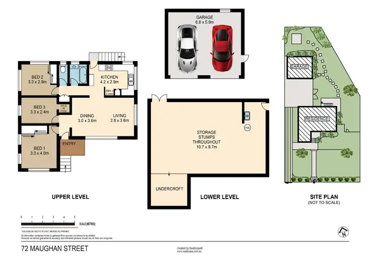 Floorplan of Homely house listing, 72 Maughan Street, Carina Heights QLD 4152