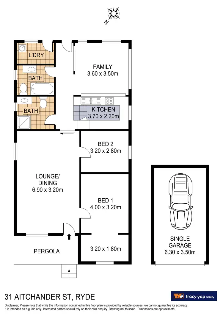 Floorplan of Homely house listing, 31 Aitchandar Road, Ryde NSW 2112