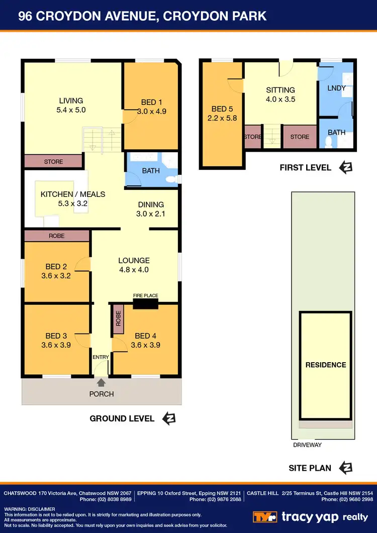 Floorplan of Homely house listing, 96 Croydon Avenue, Croydon Park NSW 2133